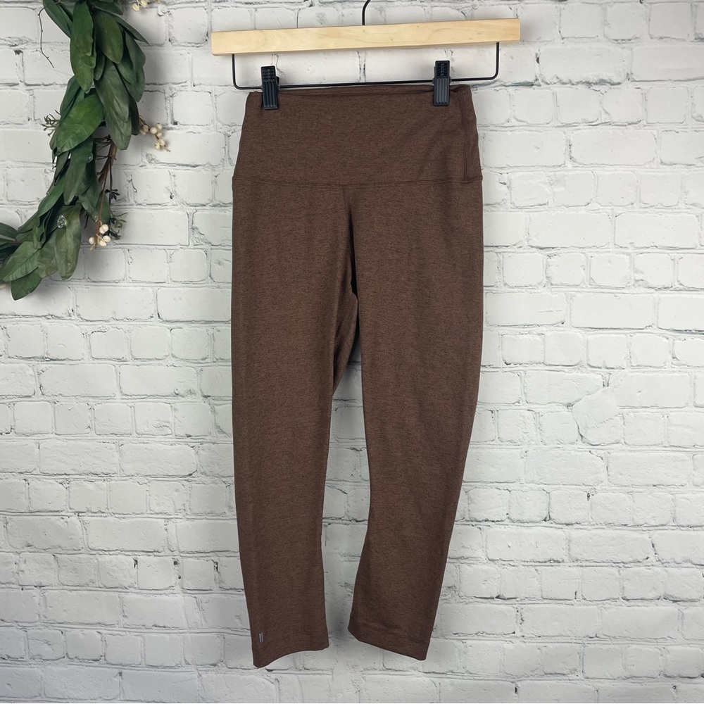 NOBULL Heather Brown 21" Leggings size XS